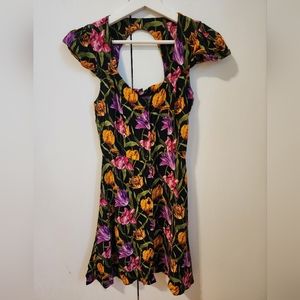 Topshop Tulip Cut Out Dress, US 0